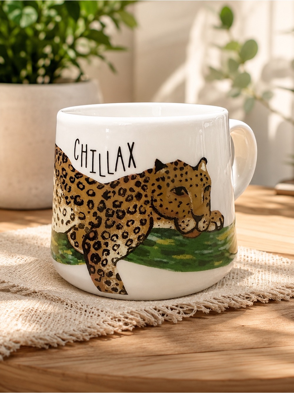 Opalhouse, Chillax Cheetah Mug
